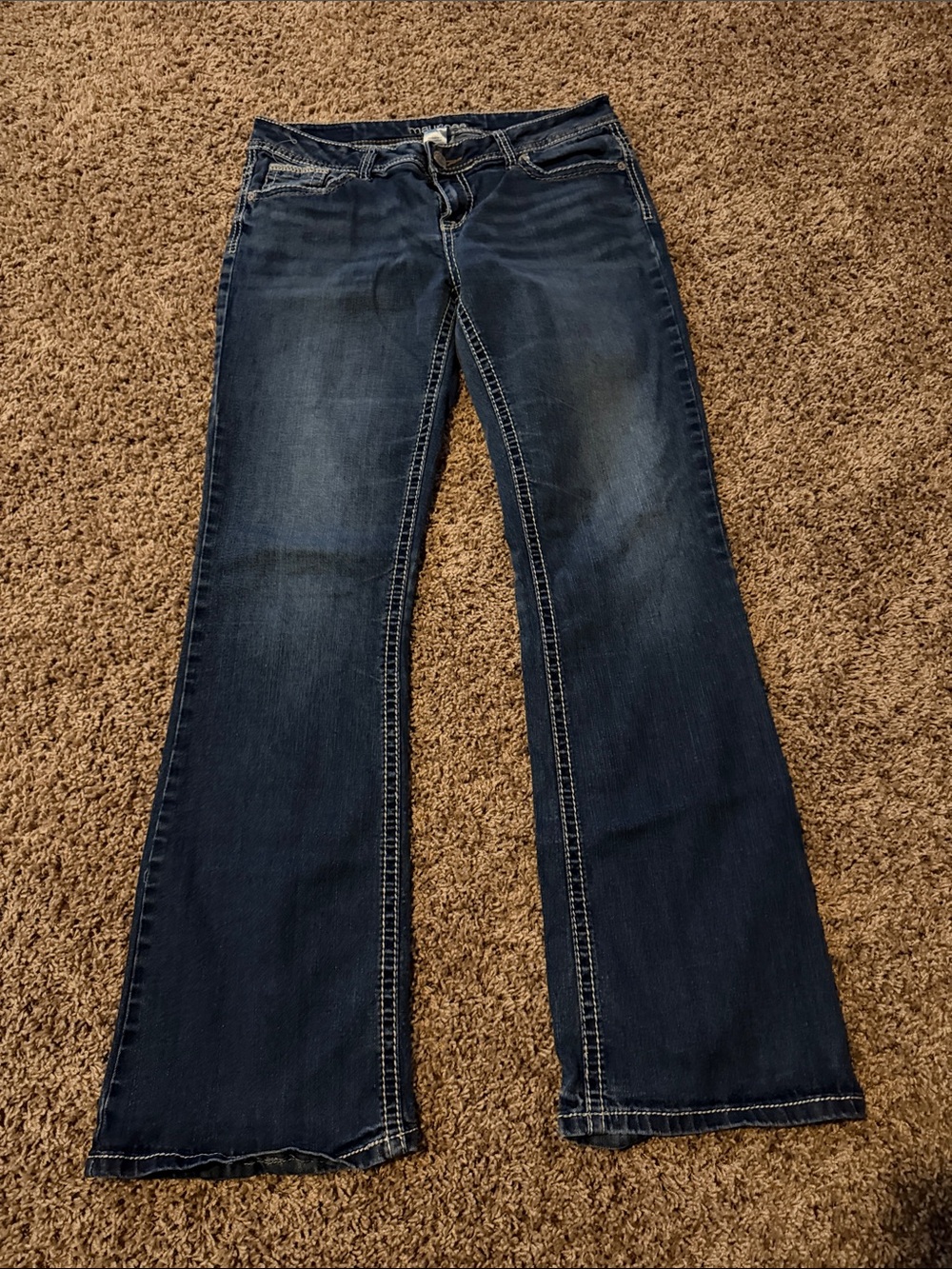 Maurices Dark Blue Flare Jeans
